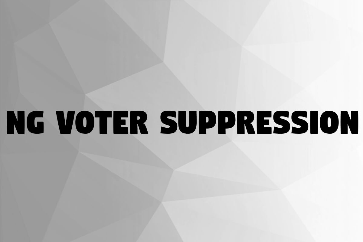 voter suppression cover image